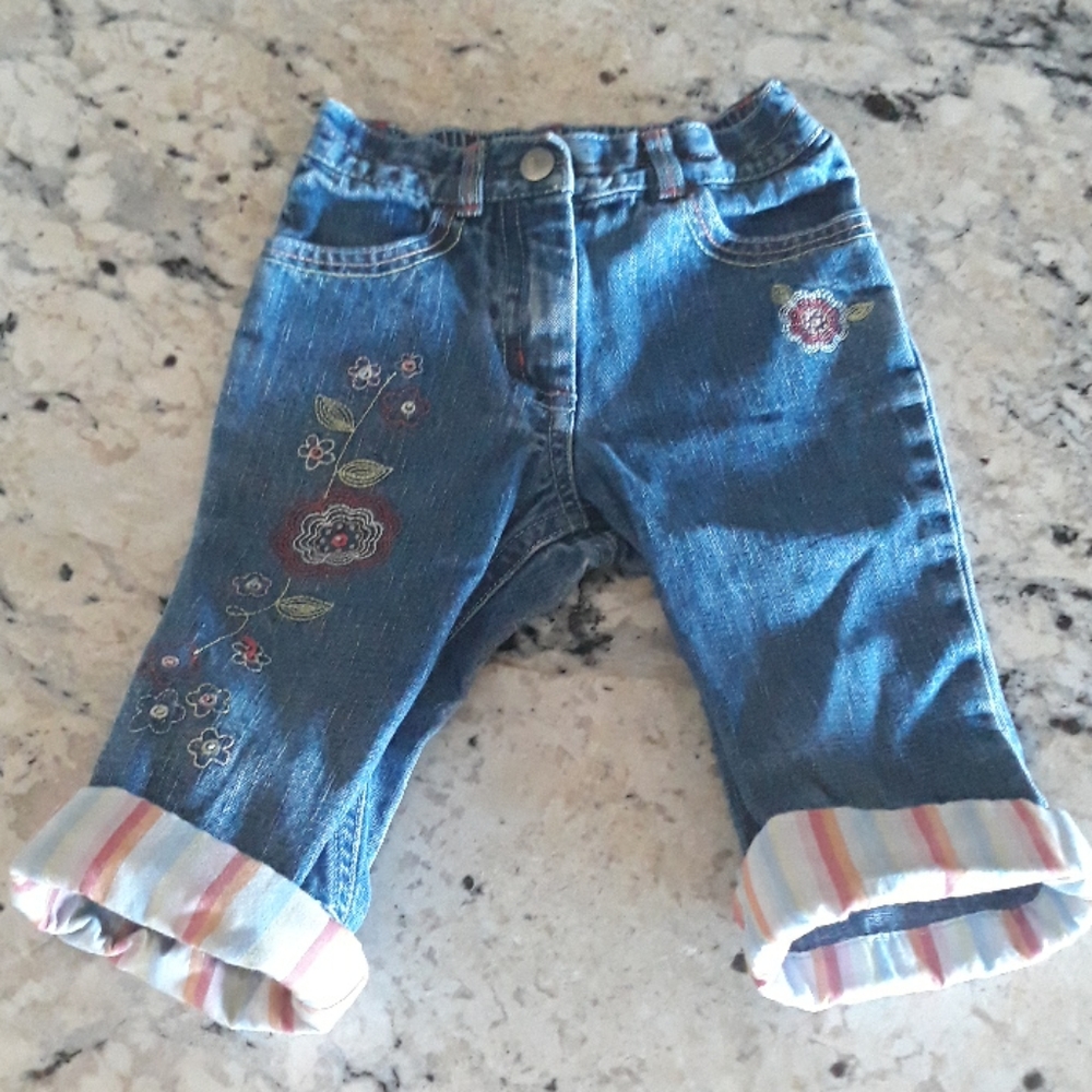 Embroidered jeans